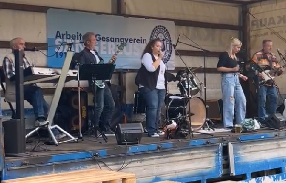 Schon Tradition: Das Open-Air-Konzert am Samstagabend, diesmal mit der Band G Major 7
