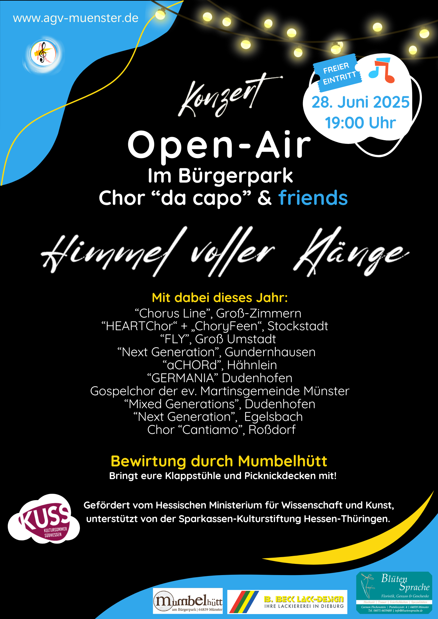 Auftritt Open Air Münster